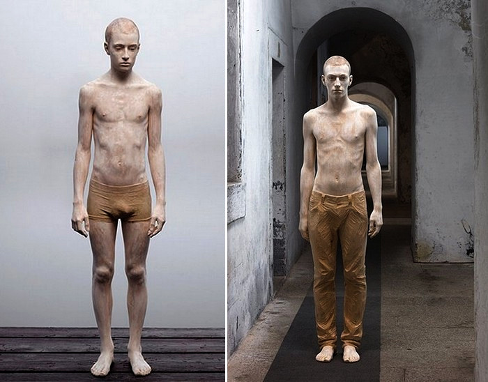 Деревянные люди - скульптуры Бруно Уолпота